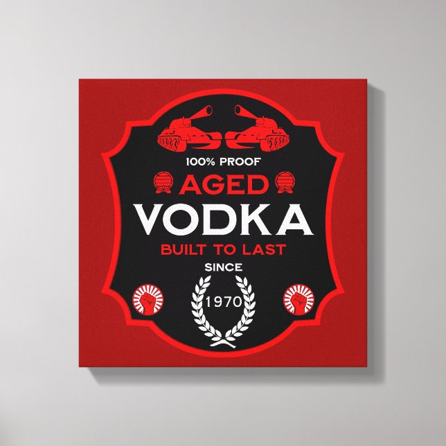 Lienzo Sobre La Colina En Vodka Drinker (Anverso)