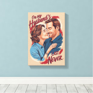 Lienzo Sobre mi marido la pareja de los últimos Nervios
