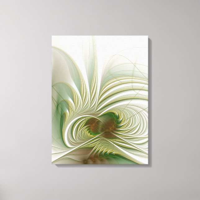 Lienzo Soft and tenderness fractal fantasy flower (Anverso)