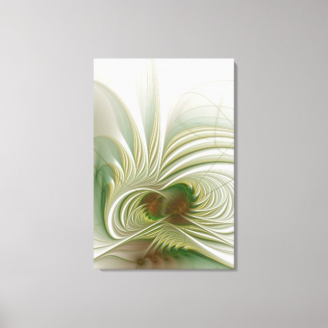 Lienzo Soft and tenderness fractal fantasy flower (Anverso)