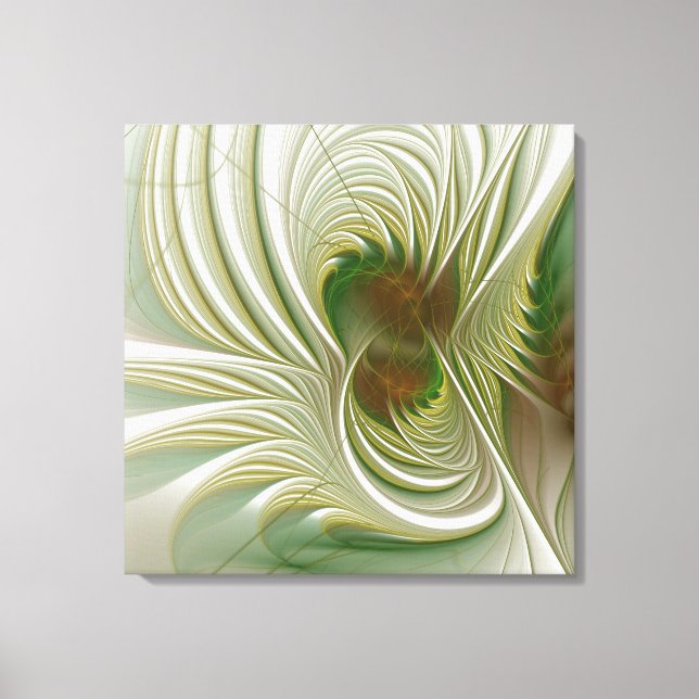 Lienzo Soft and tenderness fractal fantasy flowers (Anverso)