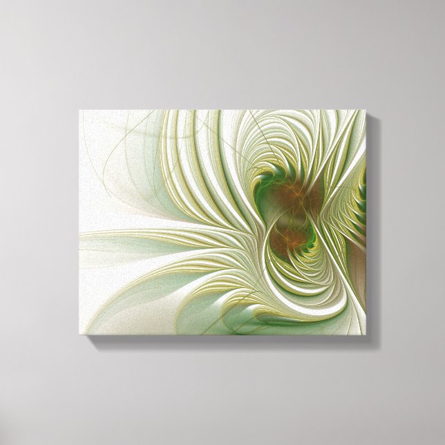 Lienzo Soft and tenderness fractal fantasy flowers (Anverso)