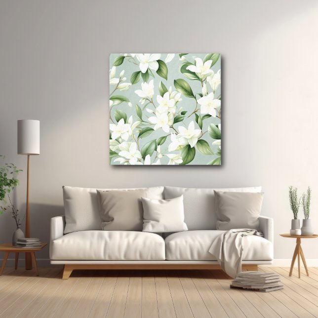 Lienzo Soft Jasmine Floral Elegance Accent (Subido por el creador)