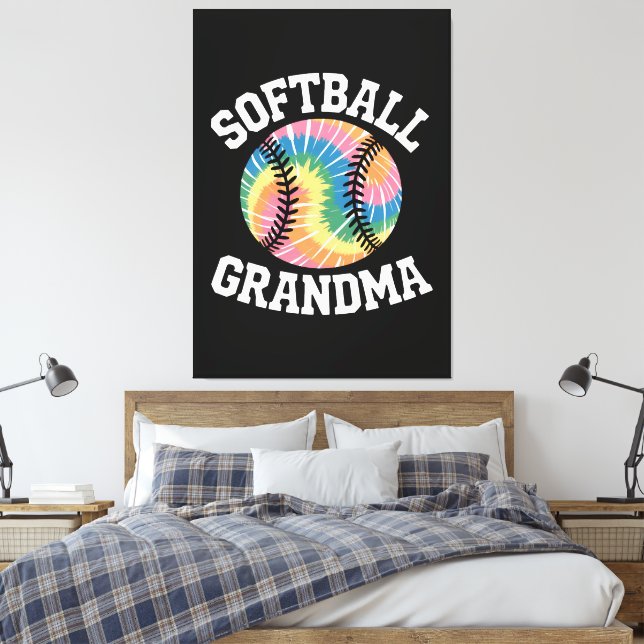 Lienzo Softball Grandma (Insitu(Dormitorio))
