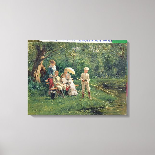 Lienzo Sol de mediodía, 1881 (Anverso)