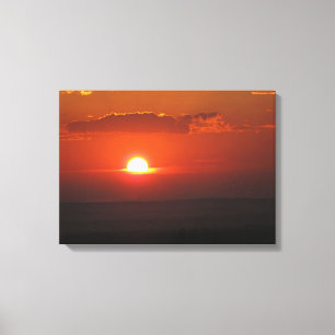 Lienzo Sol en las nubes tela envuelta