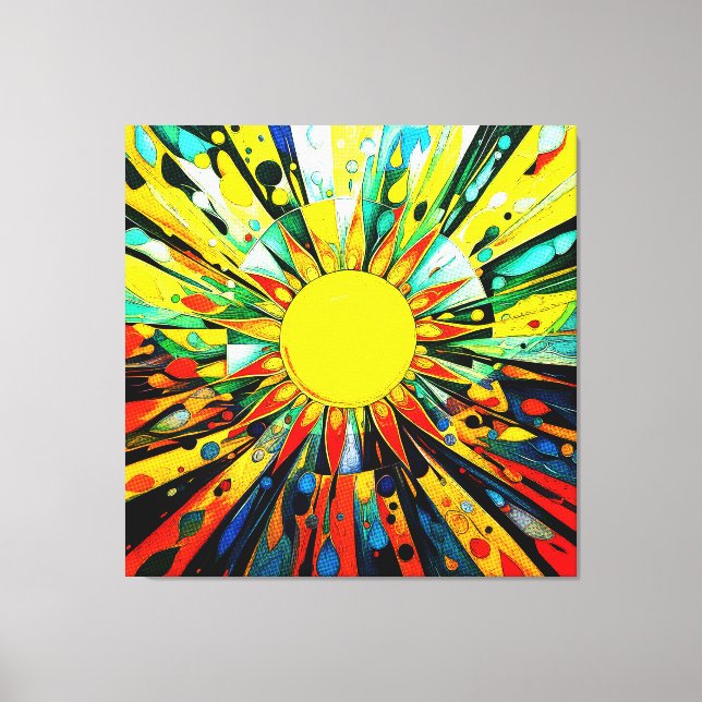 Lienzo Sol En Resumen 910 (Anverso)