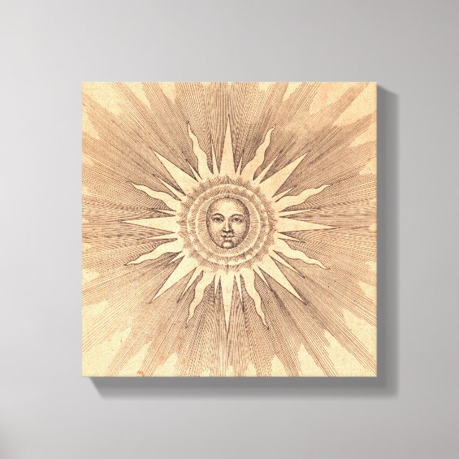 Lienzo Sol | Robert Fludd | (Anverso)