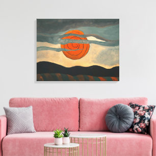 Lienzo Sol Rojo Arthur Dove