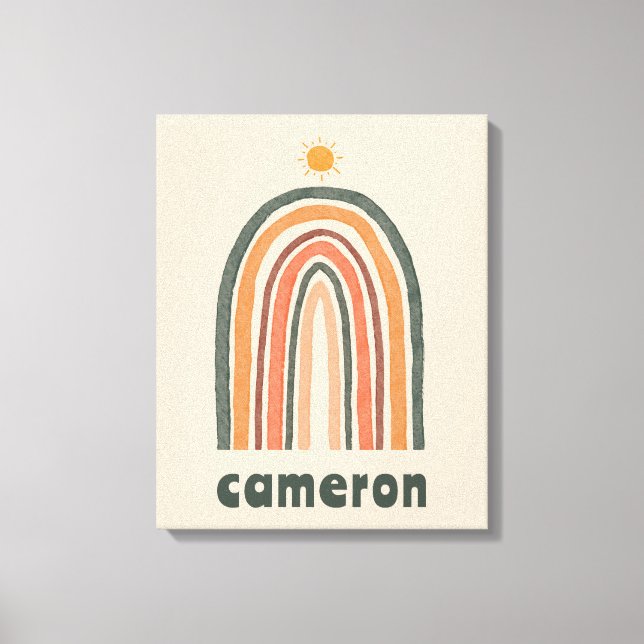 Lienzo Sol sobre un arcoiris (Anverso)