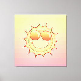 Lienzo Sol sonriente