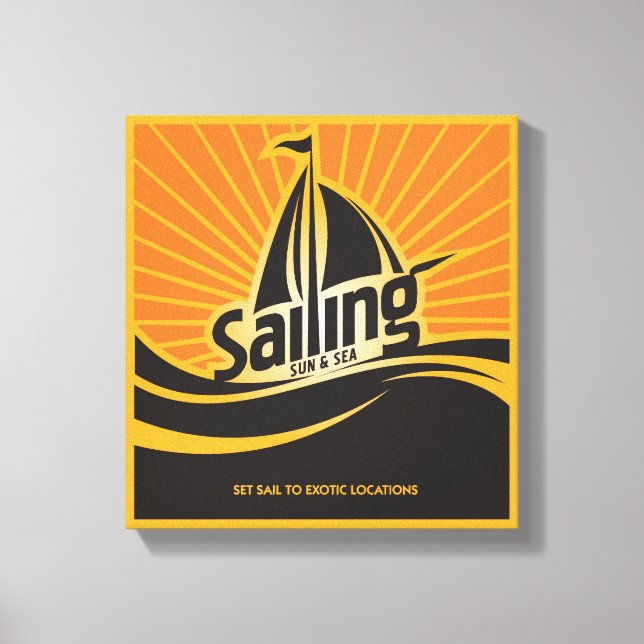 Lienzo Sol Y Mar De Vela (Anverso)