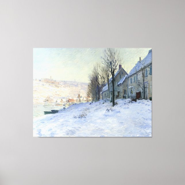 Lienzo Sol y nieve de Lavacourt (Anverso)