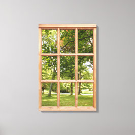 Lienzo Sol y sombra Efecto 3D Ventana Ver imagen