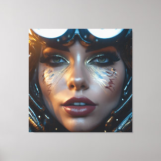 Lienzo Solar Punk Woman