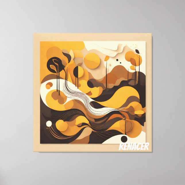 Lienzo Solar Renacer y Naturaleza (Anverso)