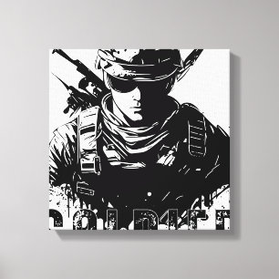 Lienzo soldado
