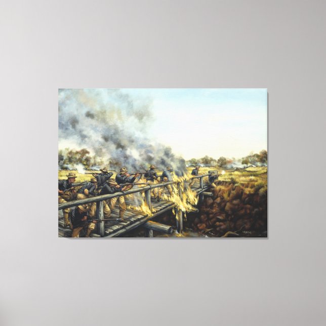 Lienzo Soldados al sol por Donna Neary Print (Anverso)