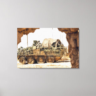 Lienzo Soldados estadounidenses realizan patrulla de comb