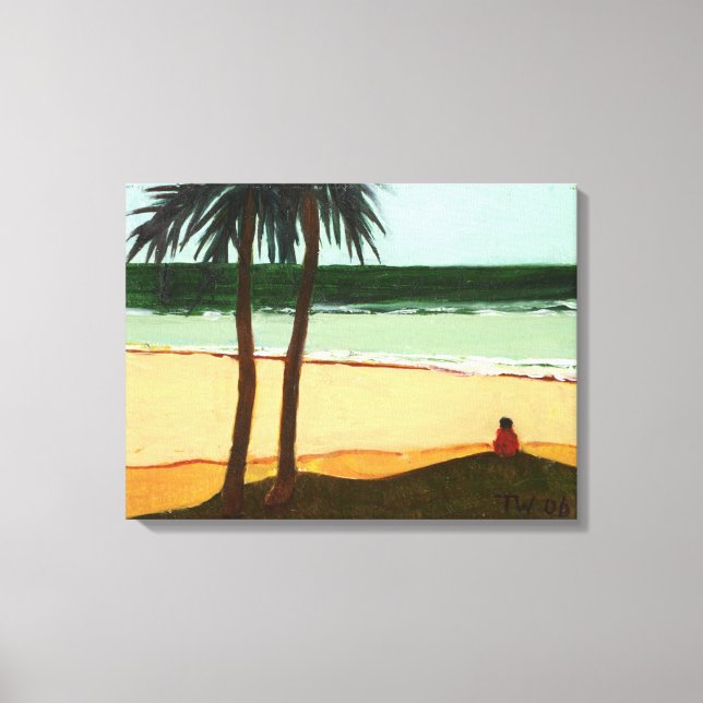 Lienzo Soledad costera 2006 (Anverso)