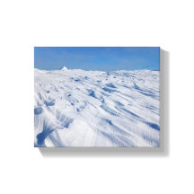 Soledad nórdica dunas de nieve de invierno