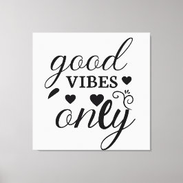 Lienzo Sólo buenas vibraciones