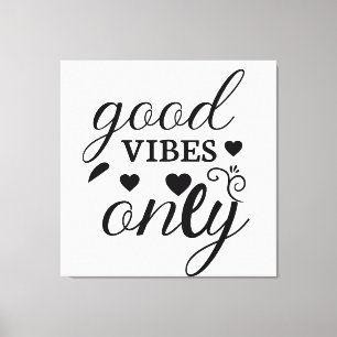 Lienzo Sólo buenas vibraciones