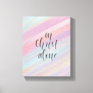 Lienzo Solo en Cristo