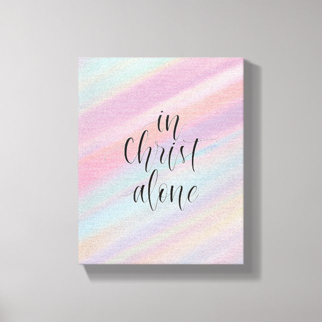 Lienzo Solo en Cristo (Anverso)