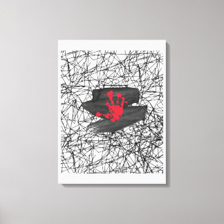 Lienzo Sólo en el vacío del universo