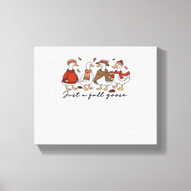 Lienzo Solo una camiseta clásica de otoño (Anverso)