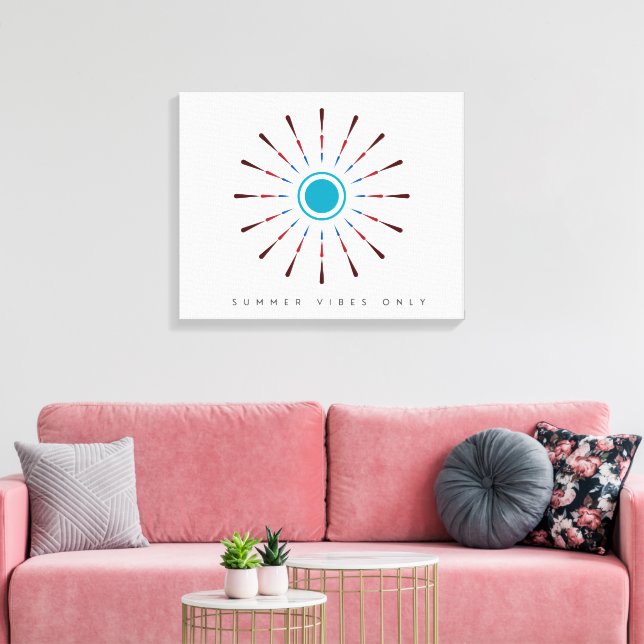 Lienzo Sólo Vibraciones de Verano (Insitu (Sala de estar))