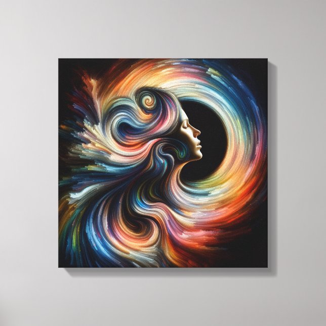 Lienzo Solo yo (Anverso)