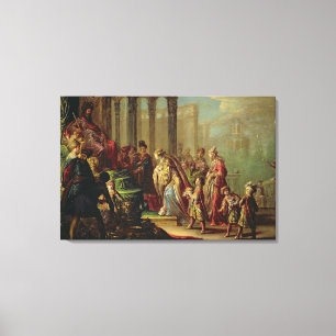Lienzo Solomon y la reina de Sheba, o Esther antes de A