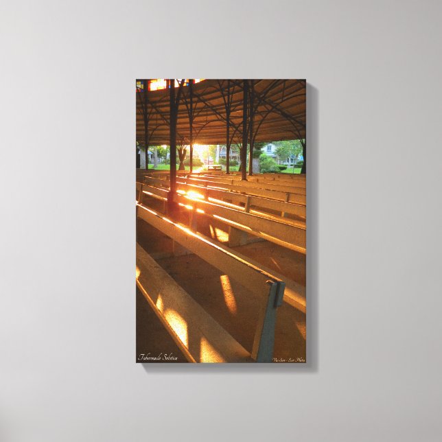 Lienzo Solsticio Tabernáculo - Viñedo de Martha (Anverso)