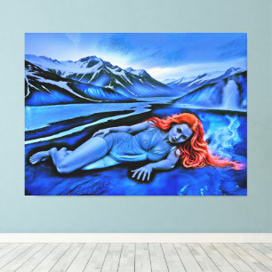 Lienzo "Sólvátra" - Hielo bajo llamas