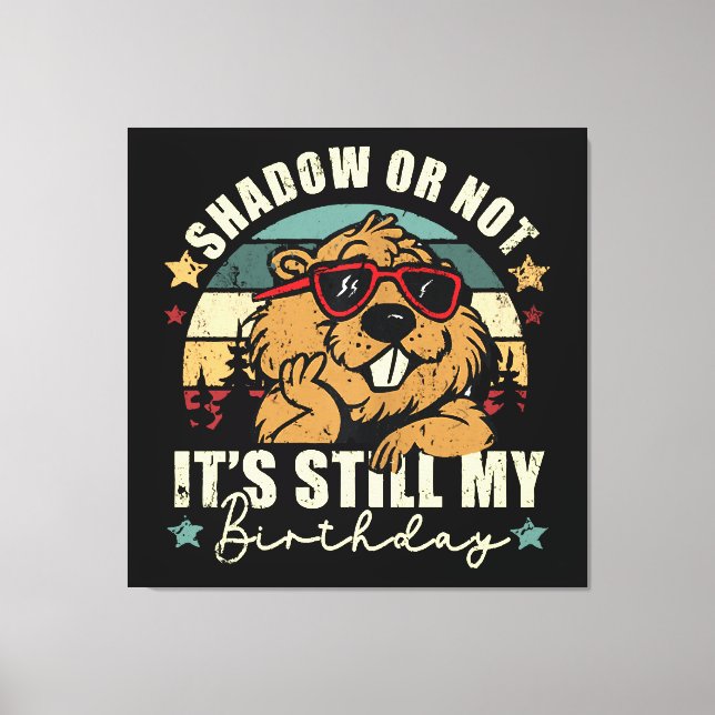 Lienzo sombra o no sigue siendo mi cumpleaños (Anverso)