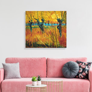Lienzo Sombras al atardecer   Van Gogh  