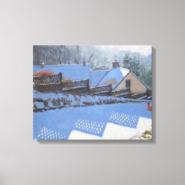 Lienzo Sombras de vallas 2009 (Anverso)