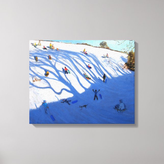 Lienzo Sombras en una colina Monyash (Anverso)