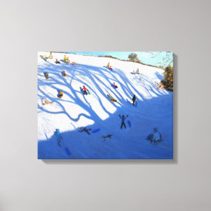 Lienzo Sombras en una colina Monyash