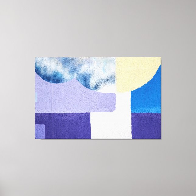 Lienzo Sombras moradas (Anverso)