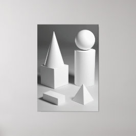 Lienzo Sombreado de formas geométricas