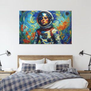 LIENZO SOÑADOR DE LA ERA ESPACIAL 4