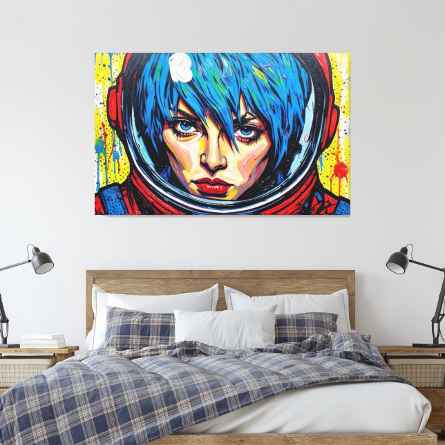 LIENZO SOÑADOR DE LA ERA ESPACIAL 7 (Insitu(Dormitorio))