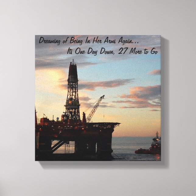 Lienzo Soñando con ella (Anverso)