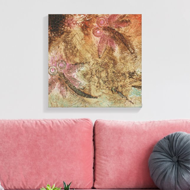 Lienzo Soñando con la libélula rusa (Insitu (Sala de estar))