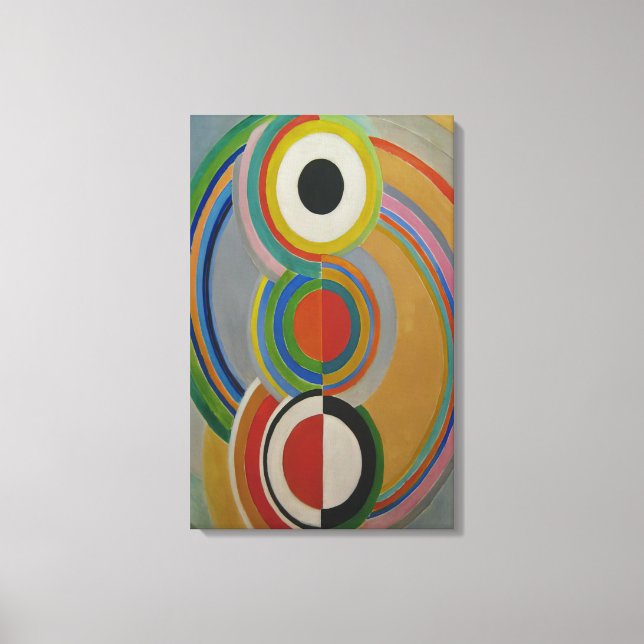 Lienzo Sonia Delaunay - RYTHME 1 (Anverso)