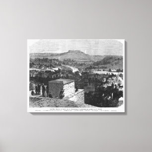 Lienzo Soporte Valerien visto de Louveciennes