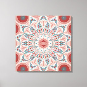 Lienzo Sorprendente Kaleidoscope Mandala Triptych